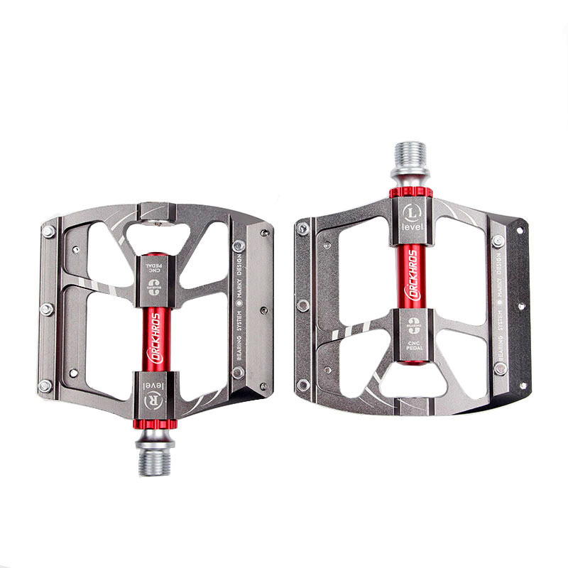 1 Pair Aluminium Alloy Bicycle Pedals Non-slip Mountain Bicycle Pedal Sets